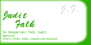 judit falk business card